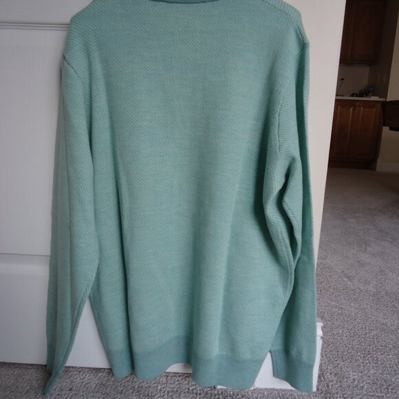 NWT Vineyard Vines Pullover L Twill Line 1/2 Zip Merino Wool - Picture 5 of 9